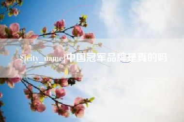 临汾中国冠军品牌是真的吗