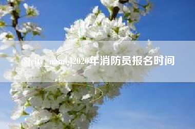 临汾2020年消防员报名时间