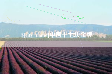 临汾中国十七块金牌