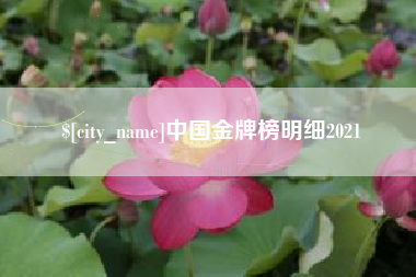 临汾中国金牌榜明细2021