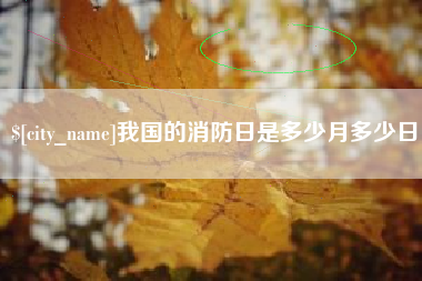 临汾我国的消防日是多少月多少日
