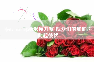 临汾500米接力赛-观众们的加油声此起彼伏