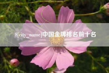 临汾中国金牌排名前十名