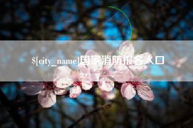临汾国家消防报名入口