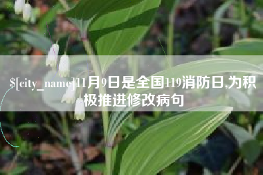 临汾11月9日是全国119消防日,为积极推进修改病句