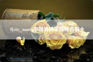 临汾中国消防学院排名前十