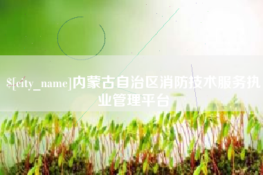 临汾内蒙古自治区消防技术服务执业管理平台