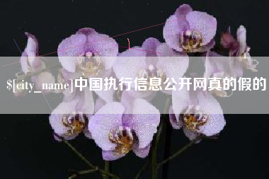 临汾中国执行信息公开网真的假的