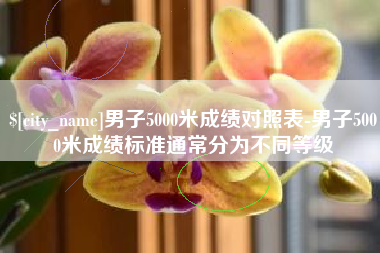 临汾男子5000米成绩对照表-男子5000米成绩标准通常分为不同等级