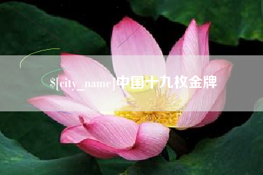 临汾中国十九枚金牌
