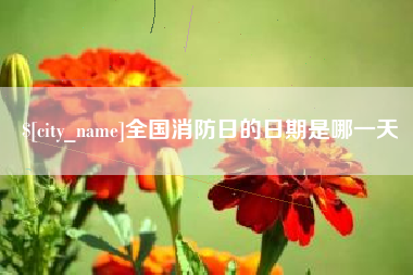 临汾全国消防日的日期是哪一天