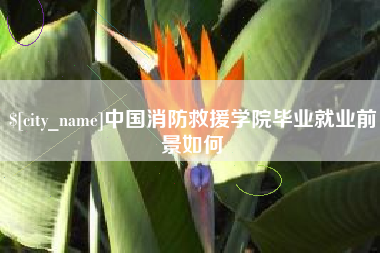 临汾中国消防救援学院毕业就业前景如何
