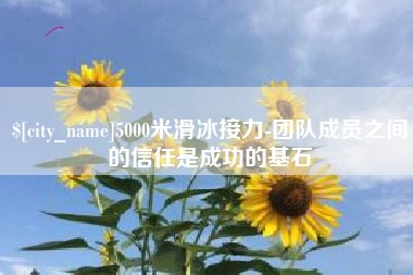 临汾5000米滑冰接力-团队成员之间的信任是成功的基石