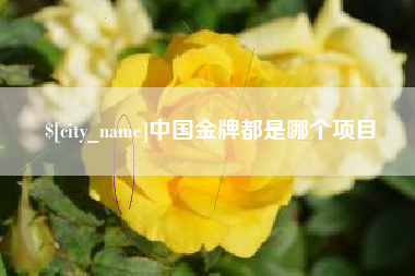 临汾中国金牌都是哪个项目