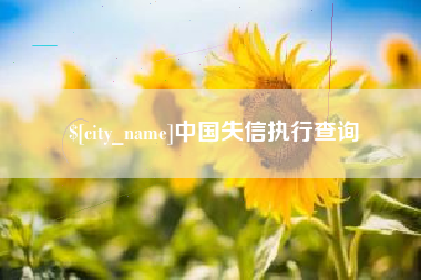 临汾中国失信执行查询