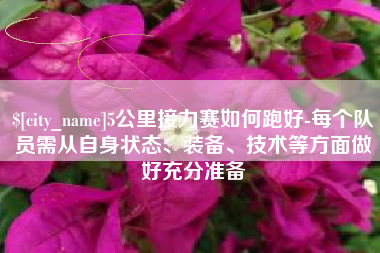 临汾5公里接力赛如何跑好-每个队员需从自身状态、装备、技术等方面做好充分准备