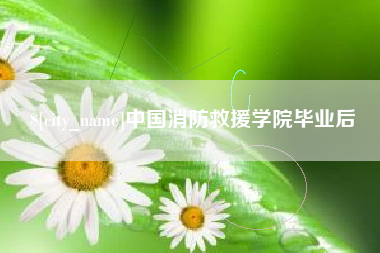 临汾中国消防救援学院毕业后