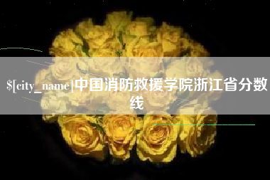 临汾中国消防救援学院浙江省分数线