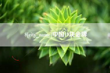 临汾中国19块金牌