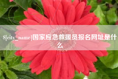 临汾国家应急救援员报名网址是什么