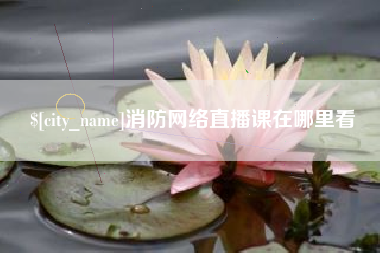 临汾消防网络直播课在哪里看