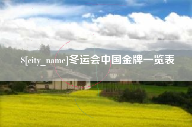 临汾冬运会中国金牌一览表