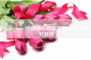 临汾中国消防救援学院2021年招生分数线
