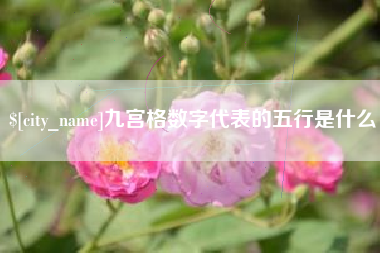 临汾九宫格数字代表的五行是什么