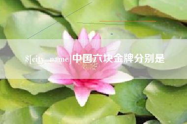 临汾中国六块金牌分别是